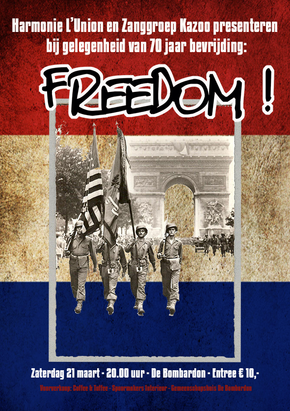 Poster Freedom klein